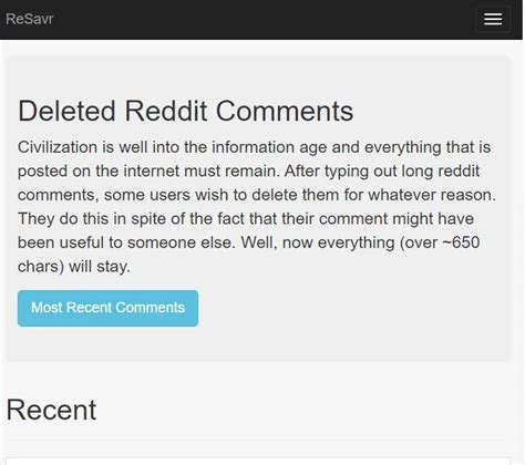 resavr|How to View Deleted Reddit Posts